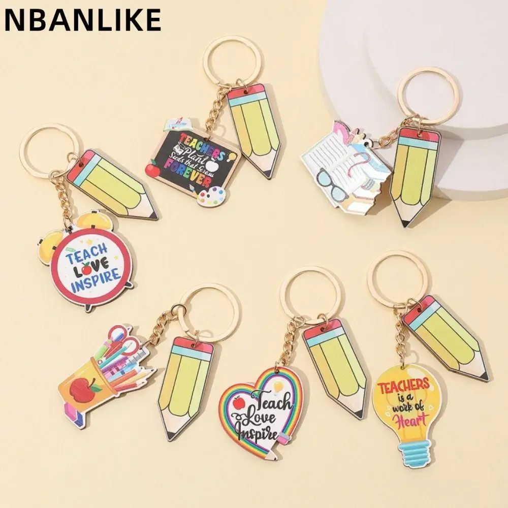 Lovely Wooden Best Teacher Work Keychain Pencil Heart Ruler Key Ring For Women Men Teacher's Gift Handmade Jewelry
Lovely Wooden Best Teacher Work Keychain Pencil Heart Ruler Key Ring For Women Men Teacher's Gift Handmade Jewelry