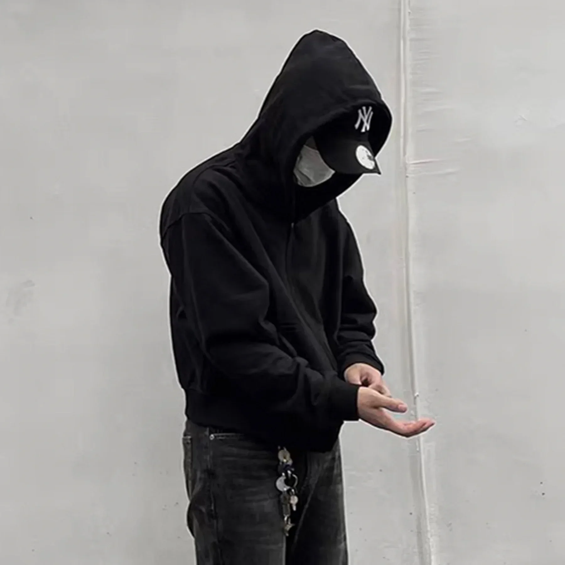 Winter Solid Black Hoodie Baggy For Men Sweatshirts Hoody Pullover Sweat Wear Kanye West Weight High Quality Men's Clothing
Winter Solid Black Hoodie Baggy For Men Sweatshirts Hoody Pullover Sweat Wear Kanye West Weight High Quality Men's Clothing