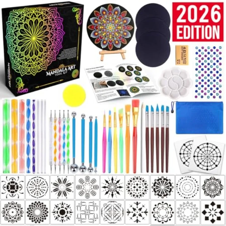 Mandala Dotting Tools Painting Kit - Rock Dot Paint Stencils Tool t Art Craft Supplies Kits T Zper Pen Nail Stone Mandala Art
Mandala Dotting Tools Painting Kit - Rock Dot Paint Stencils Tool t Art Craft Supplies Kits T Zper Pen Nail Stone Mandala Art