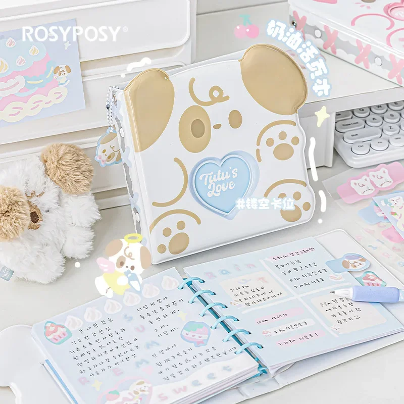 72 Sheet Kawaii Binder Notebook Creative Fashion Lovely Cartoon Animal Scrapbook Notepad Cute Diary Journal Student Supplies
72 Sheet Kawaii Binder Notebook Creative Fashion Lovely Cartoon Animal Scrapbook Notepad Cute Diary Journal Student Supplies
