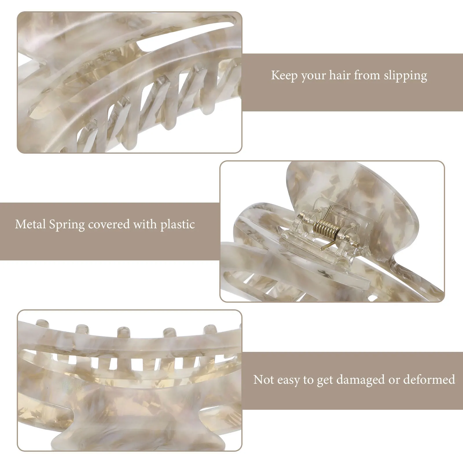 Marble Moon Acetate Clips For Sheet Large Thick Women Jumbo Claw Huge Claw Clips For Thick Hair Hair Accessories Styling Tool
Marble Moon Acetate Clips For Sheet Large Thick Women Jumbo Claw Huge Claw Clips For Thick Hair Hair Accessories Styling Tool