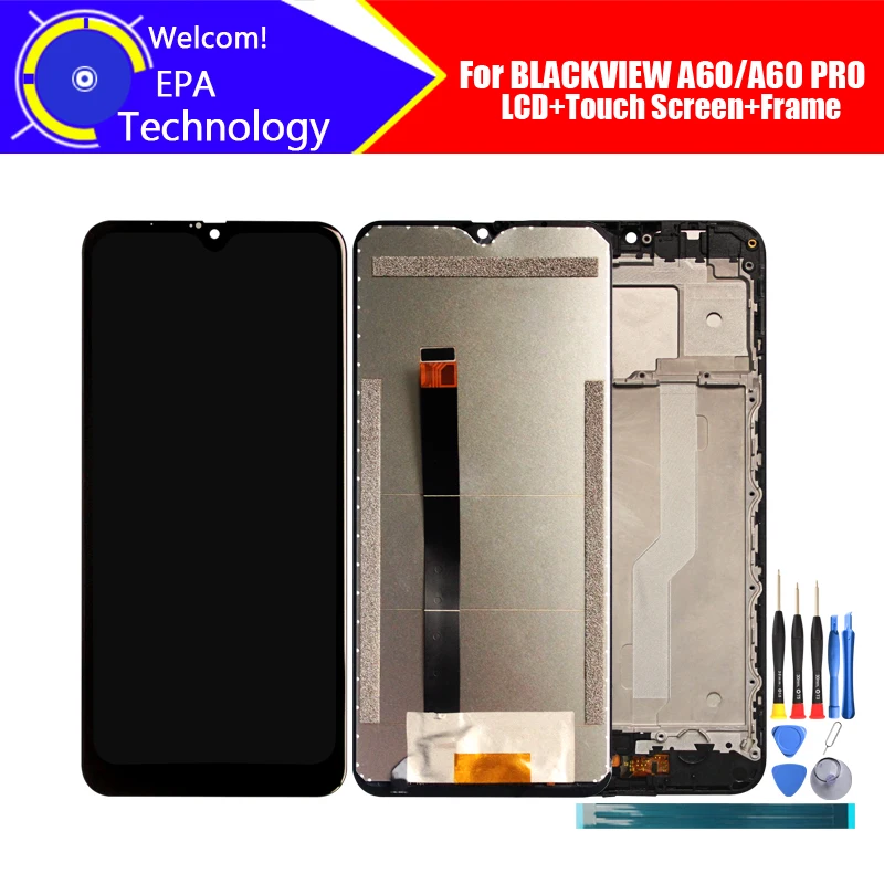 6.1 inch BLACKVIEW A60 LCD Display+Touch Screen Digitizer Assembly 100% Original LCD+Touch Digitizer for BLACKVIEW A60 PRO
6.1 inch BLACKVIEW A60 LCD Display+Touch Screen Digitizer Assembly 100% Original LCD+Touch Digitizer for BLACKVIEW A60 PRO