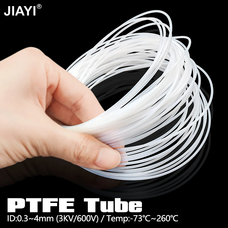 White PTFE Tube 3D Printer Parts ID 0.3 0.5 0.6 1~4mm Capillary Insulated Hose Rigid Pipe Temperature Resistance Transmit Tube
White PTFE Tube 3D Printer Parts ID 0.3 0.5 0.6 1~4mm Capillary Insulated Hose Rigid Pipe Temperature Resistance Transmit Tube