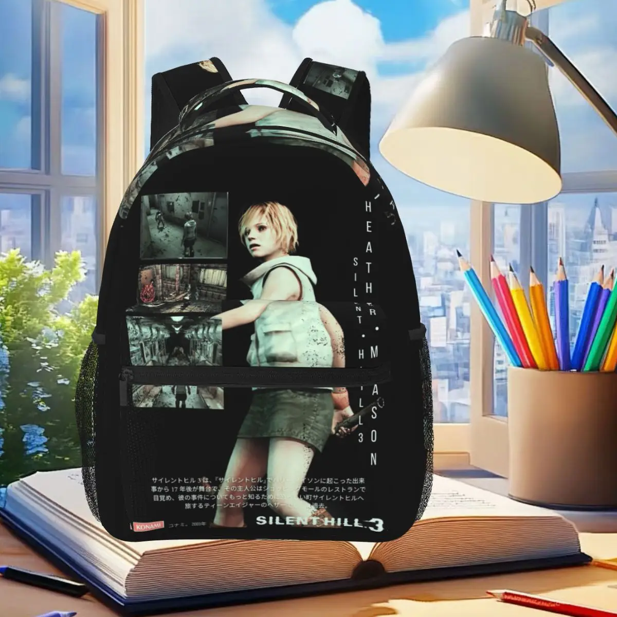 Silent Hill 3 Horror Game Backpack Student Boys Girls BookBag Kids School Bag Laptop Shoulder Bags for Men Women
Silent Hill 3 Horror Game Backpack Student Boys Girls BookBag Kids School Bag Laptop Shoulder Bags for Men Women