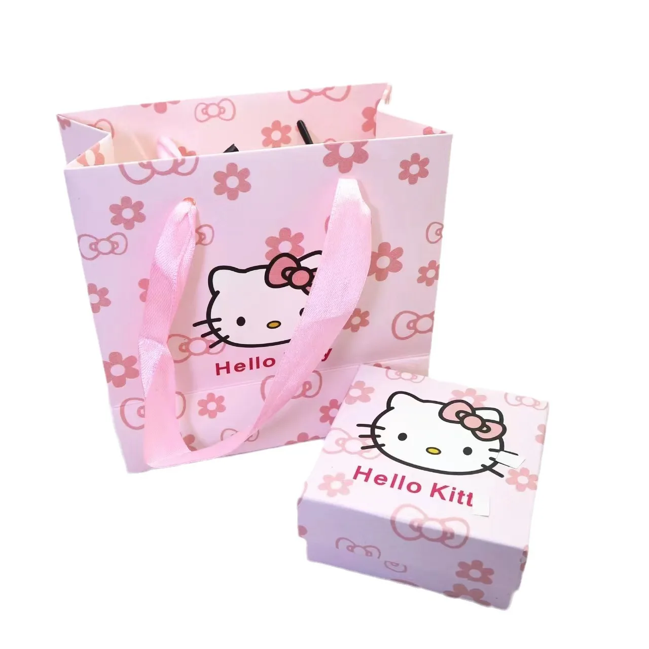 Cute Sanrio Hello Kitty Gift Bag Jewelry Storage Box Kawaii Anime Cartoon Pink Packaging Box Birthday Gifts Party Supplies
Cute Sanrio Hello Kitty Gift Bag Jewelry Storage Box Kawaii Anime Cartoon Pink Packaging Box Birthday Gifts Party Supplies