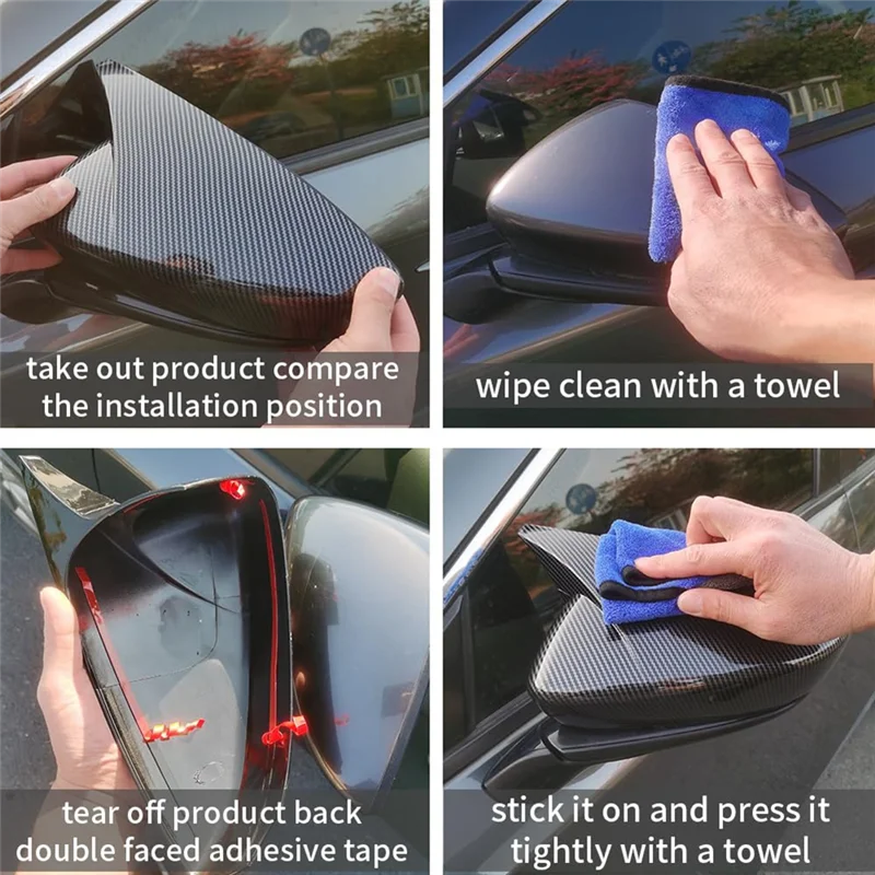 For Mazda 3 Axela 2019-2025 Car Exterior Door Ox Horn Rearview Mirror Cover Side Mirror Cap Trim Accessories Carbon-A08Q
For Mazda 3 Axela 2019-2025 Car Exterior Door Ox Horn Rearview Mirror Cover Side Mirror Cap Trim Accessories Carbon-A08Q