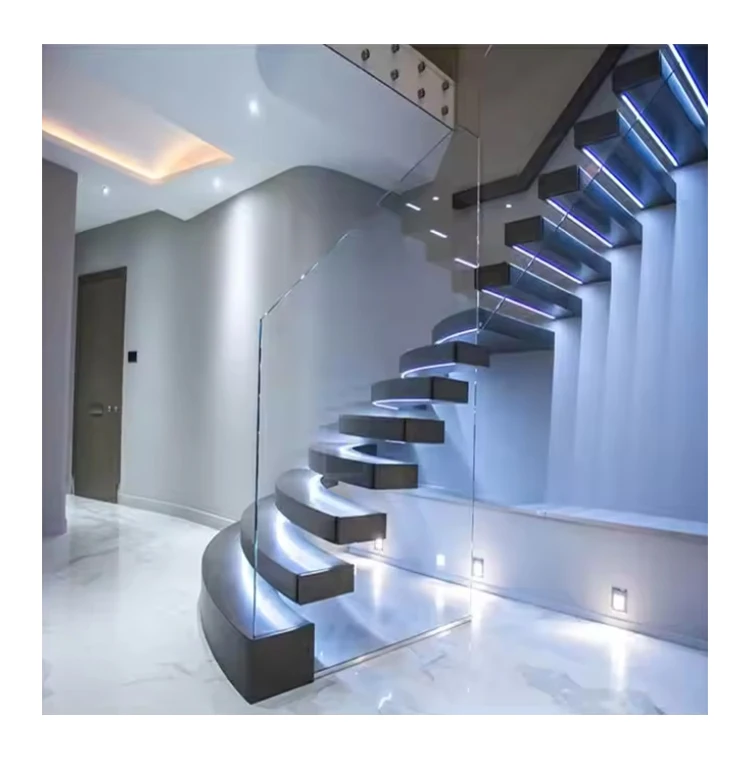 Modern White Wooden Floating Staircase Basement Indoor Floating Ladder Villa Wooden Folding Design
Modern White Wooden Floating Staircase Basement Indoor Floating Ladder Villa Wooden Folding Design