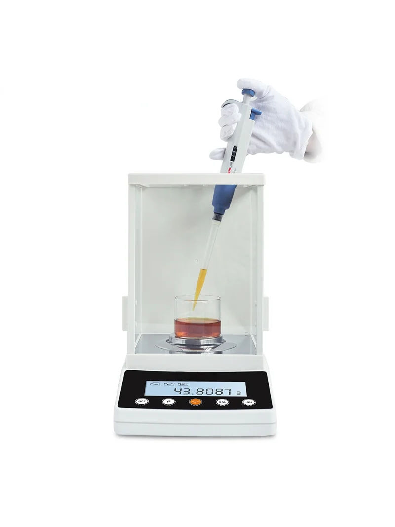 Analytical Balance 200g 0.001g 1mg Laboratory Weigh Scale External Calibration
Analytical Balance 200g 0.001g 1mg Laboratory Weigh Scale External Calibration
