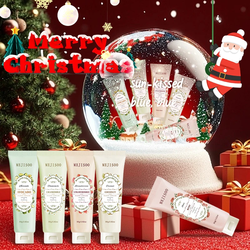5pcs/box Christmas gift Fruit Rose Fragrance cream texture hand cream - Moisturizing Set Anti-cracking durable moisturizer
5pcs/box Christmas gift Fruit Rose Fragrance cream texture hand cream - Moisturizing Set Anti-cracking durable moisturizer