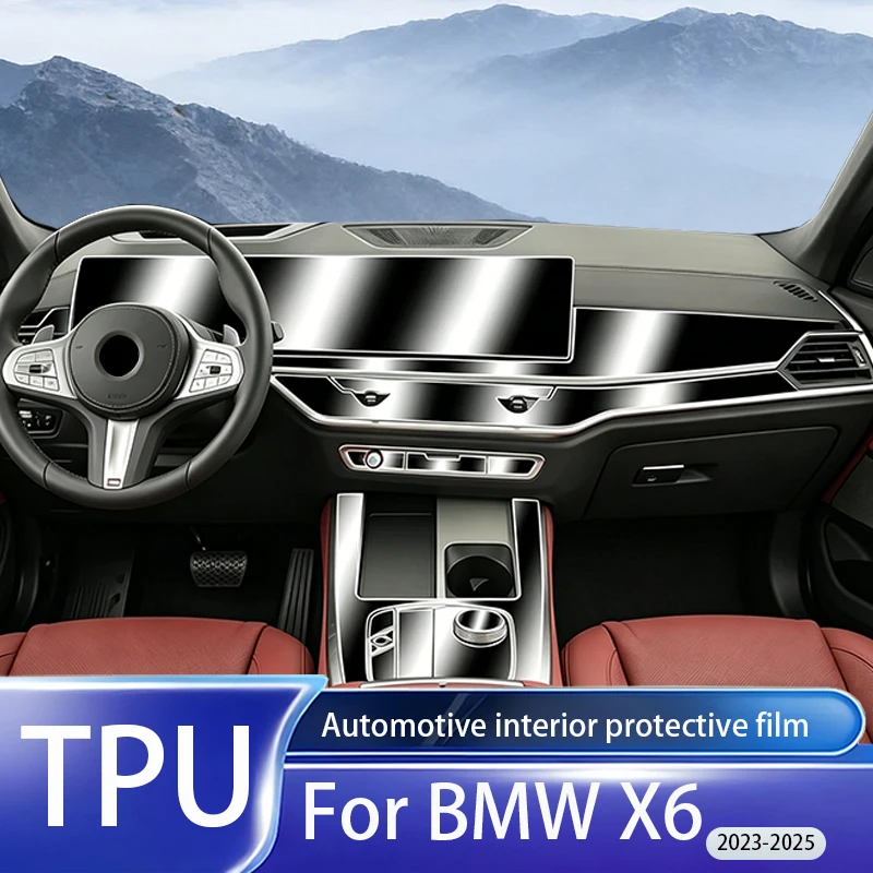 Fit for BMW X6 2023-2025 Auto Parts Clear TPU PPF Anti Scratch Instrument Navigation Screen Center Console Interior Protective F
Fit for BMW X6 2023-2025 Auto Parts Clear TPU PPF Anti Scratch Instrument Navigation Screen Center Console Interior Protective F