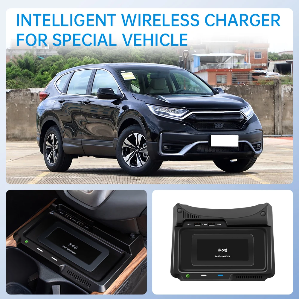 For Honda CRV 2017-2020 car wireless charger converter super fast charger wireless car charger adapter
For Honda CRV 2017-2020 car wireless charger converter super fast charger wireless car charger adapter