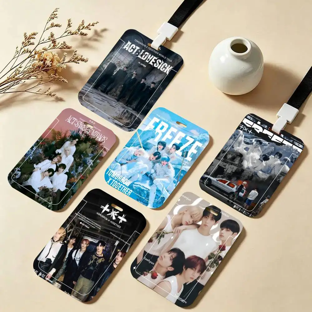 Kpop T-Tomorrow X T-Together TXT ID Card Holder Neck Strap Pendant Door Badge Holder Lanyards Keychain Work Credential
Kpop T-Tomorrow X T-Together TXT ID Card Holder Neck Strap Pendant Door Badge Holder Lanyards Keychain Work Credential