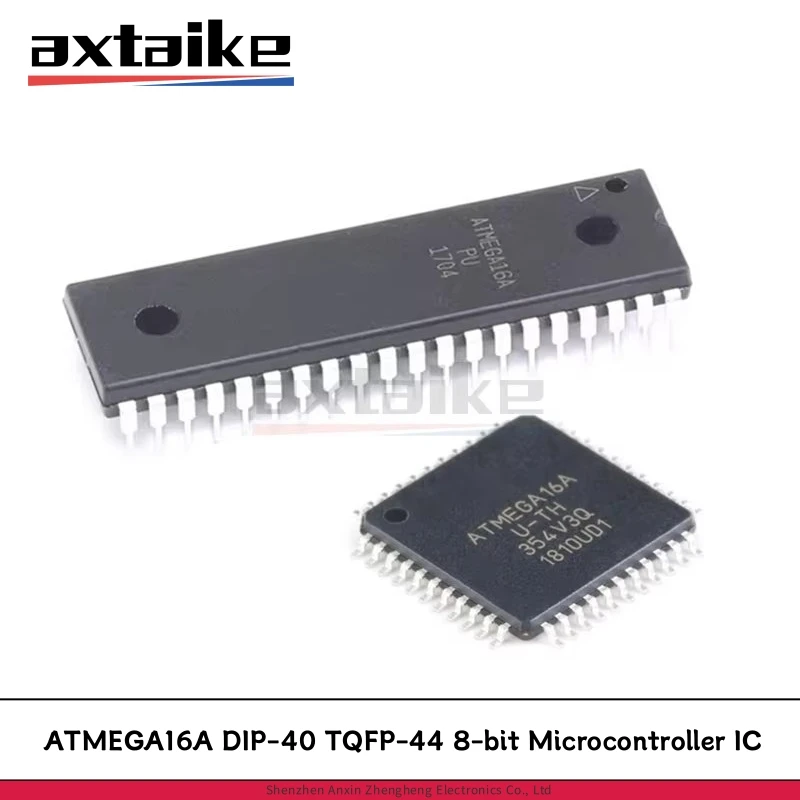ATMEGA16A DIP-40 TQFP-44 ATMEGA16A-PU ATMEGA16A-AU ATMEGA16A-AUR U-TH 8-bit Microcontroller with 16K Bytes Programmable Chip IC
ATMEGA16A DIP-40 TQFP-44 ATMEGA16A-PU ATMEGA16A-AU ATMEGA16A-AUR U-TH 8-bit Microcontroller with 16K Bytes Programmable Chip IC