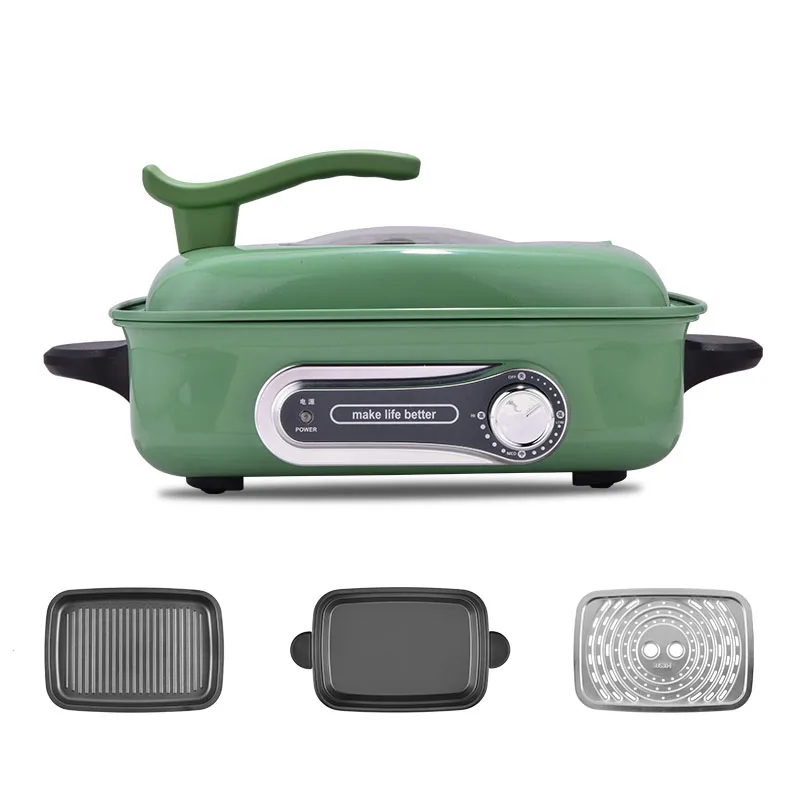 4-in-1Electric Multifunction Griddle cooking pot cooke multifuncti with Nonstick Electric Skillet Clean Easily Heat
4-in-1Electric Multifunction Griddle cooking pot cooke multifuncti with Nonstick Electric Skillet Clean Easily Heat