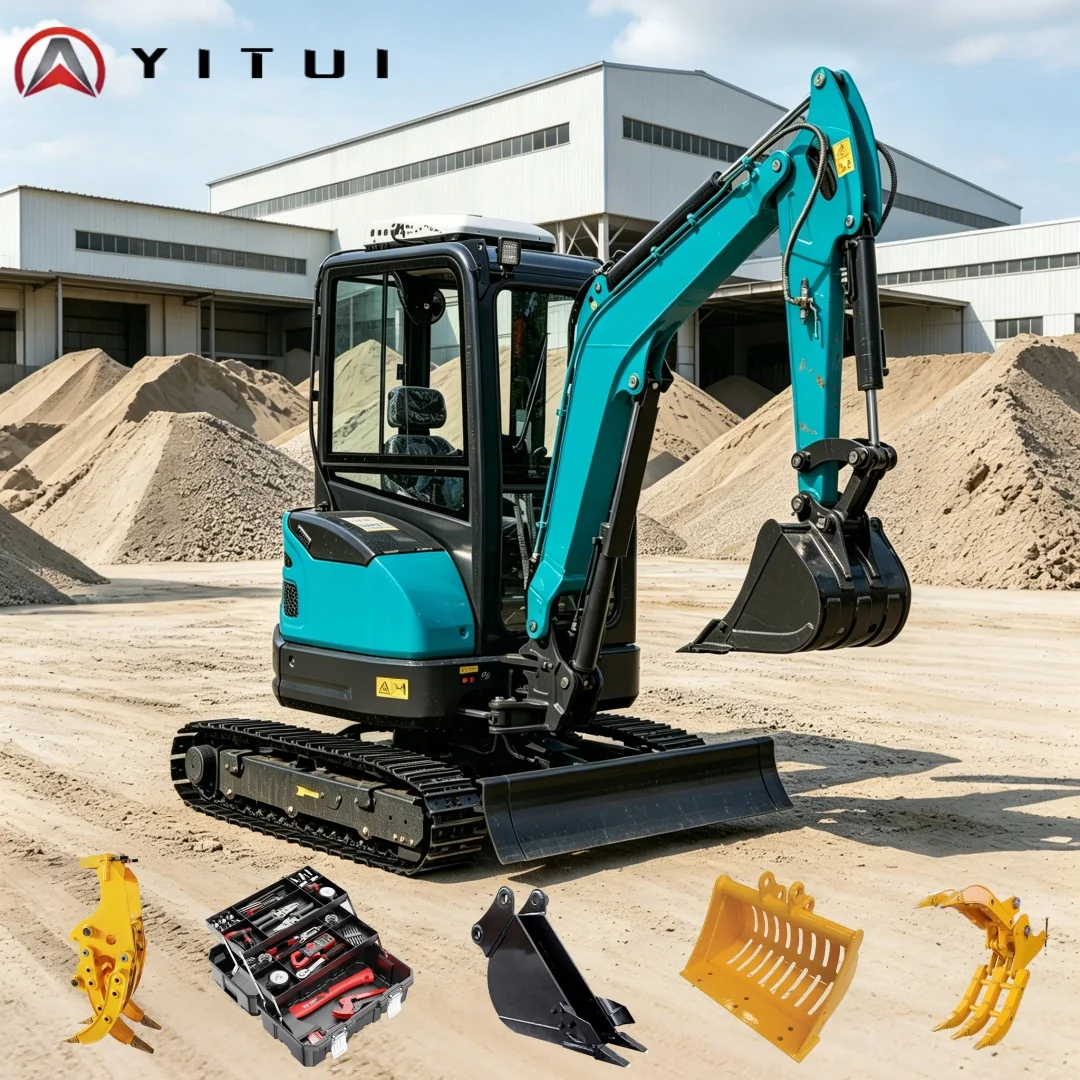 Customized 3.0T Mini Excavator Small Construction Digger For Garden Digging Trenching and Yard Work With Bucket And Attachments
Customized 3.0T Mini Excavator Small Construction Digger For Garden Digging Trenching and Yard Work With Bucket And Attachments