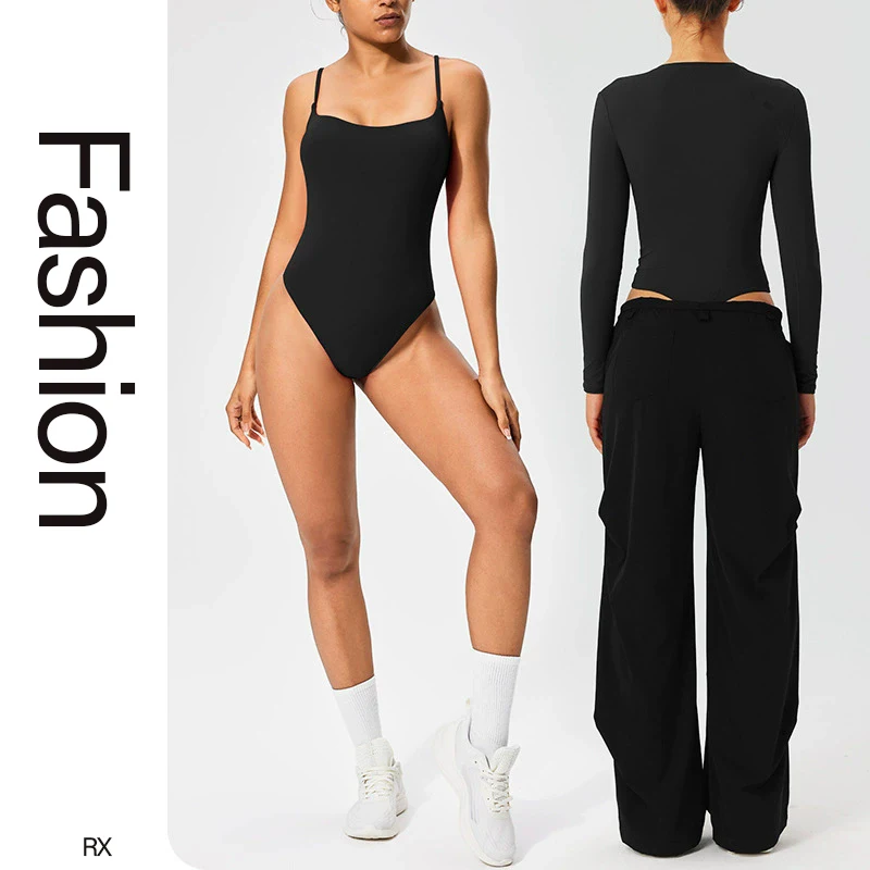 Fashion Slim-Fitting Jumpsuit Women High-Elasticity Nude Fitness Yoga Wear Moisture-Wicking Quick-Drying Tight-Fitting Garment
Fashion Slim-Fitting Jumpsuit Women High-Elasticity Nude Fitness Yoga Wear Moisture-Wicking Quick-Drying Tight-Fitting Garment