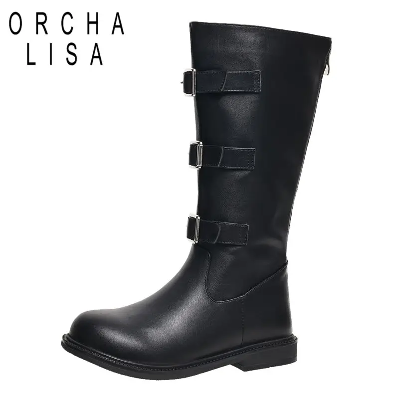 ORCHA LISA Британские женские сапоги до середины икры 2 см на низком каблуке с круглым носком и молнией сзади, пряжки ремня, маленький размер 31 32 33 Girls Daily Bota
ORCHA LISA Британские женские сапоги до середины икры 2 см на низком каблуке с круглым носком и молнией сзади, пряжки ремня, маленький размер 31 32 33 Girls Daily Bota