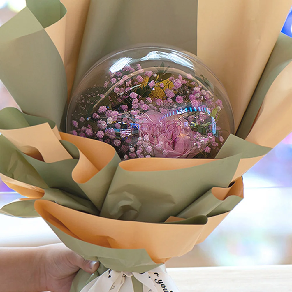 2 pcs Transparent Plastic Ball Diy Fillable Clear Acrylic Sphere For Chocolate Bouquet Packaging Decoration Wedding
2 pcs Transparent Plastic Ball Diy Fillable Clear Acrylic Sphere For Chocolate Bouquet Packaging Decoration Wedding