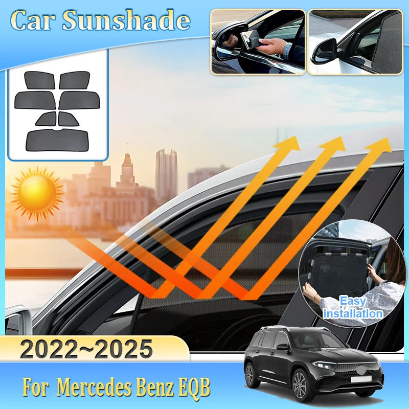 Для Mercedes Benz EQB X243 2024 2022 2023 2025 сетчатый солнцезащитный козырек автомобильный магнитный солнцезащитный козырек с защитой от УФ-лучей, инструменты, аксессуары
Для Mercedes Benz EQB X243 2024 2022 2023 2025 сетчатый солнцезащитный козырек автомобильный магнитный солнцезащитный козырек с защитой от УФ-лучей, инструменты, аксессуары