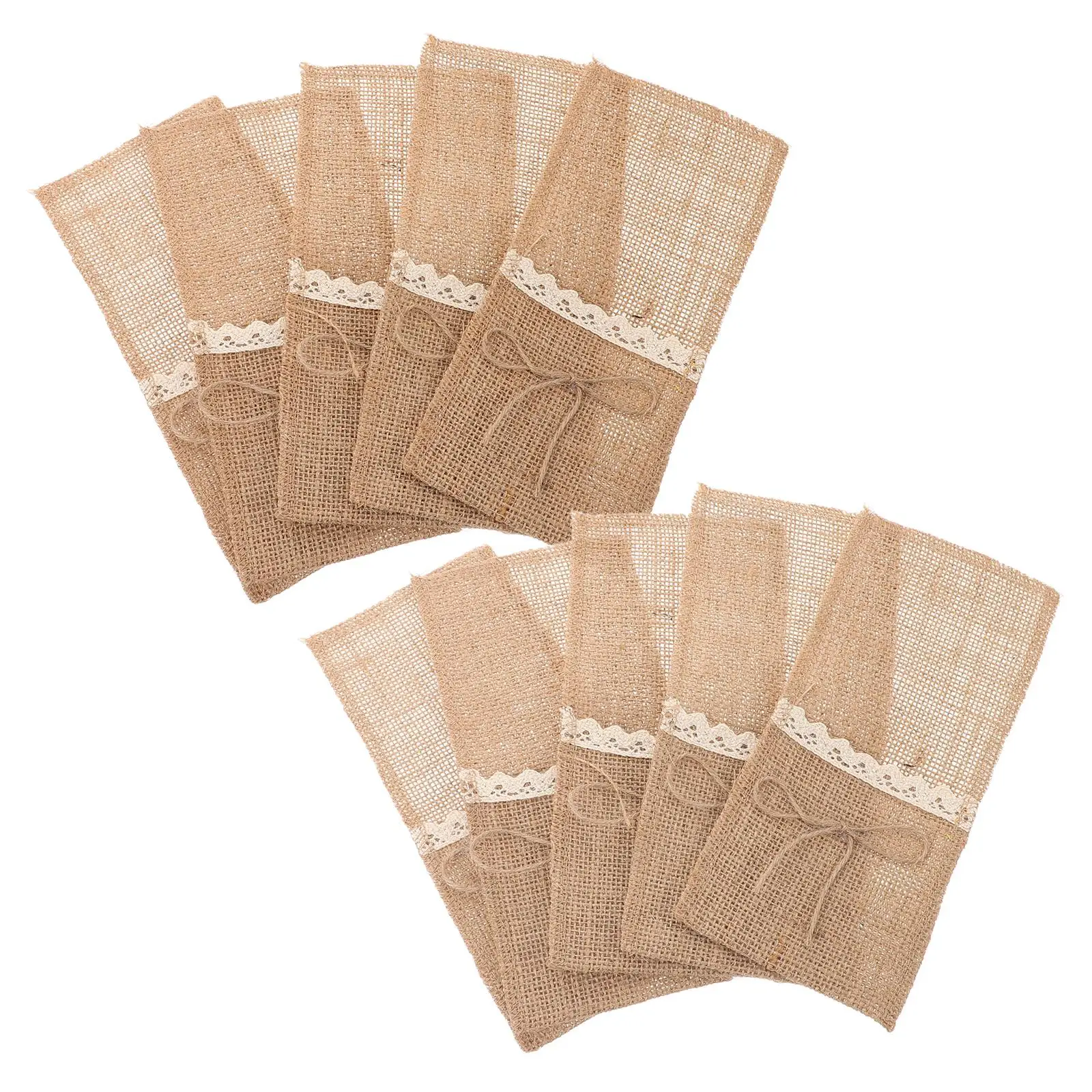 10 Pcs Table Decoration Storage Pouch Storage Bag Burlap Lace Tableware Holders Kitchen Utensils Party Christmas Dinner Decor
10 Pcs Table Decoration Storage Pouch Storage Bag Burlap Lace Tableware Holders Kitchen Utensils Party Christmas Dinner Decor