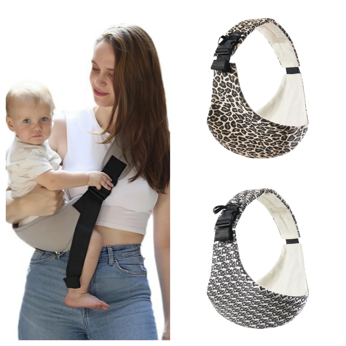 Baby Going Out Safety Carrier Simple Leopard Pattern Portable Front Hug Type Back Baby Out of the Baby Artifact Waist Stool
Baby Going Out Safety Carrier Simple Leopard Pattern Portable Front Hug Type Back Baby Out of the Baby Artifact Waist Stool