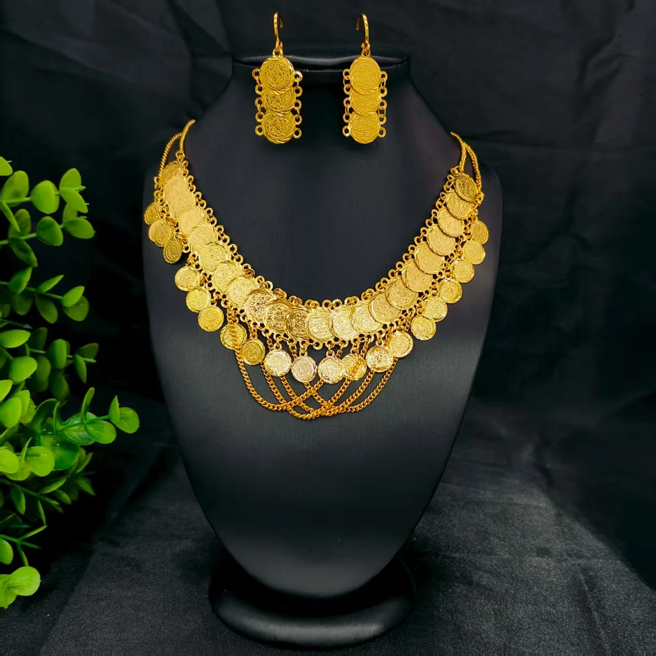 Dubai Necklace Sets For Women Dubai African Gold Color Jewelry Set Bride Earrings Indian Nigerian Wedding Jewelery Set Gift
Dubai Necklace Sets For Women Dubai African Gold Color Jewelry Set Bride Earrings Indian Nigerian Wedding Jewelery Set Gift