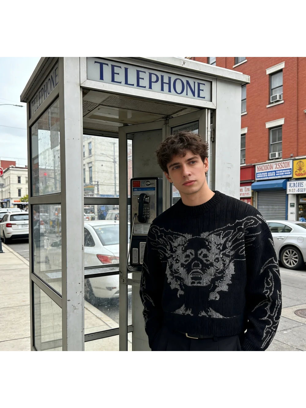 2026 Autumn/Winter New American Retro Trendy Round Neck Sweater Loose Long Sleeve Knitted High Street Gothic Dark Series Y2K
2026 Autumn/Winter New American Retro Trendy Round Neck Sweater Loose Long Sleeve Knitted High Street Gothic Dark Series Y2K