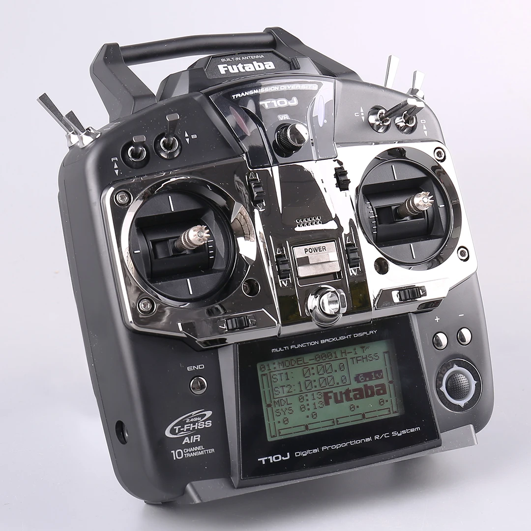 FUTABA T10J 10 Channel Remote Control Kit, R3008SB Receiver, 2.4GHz Computer Radio System Rc Helicopter S-FHSS/T-FHSS Rc
FUTABA T10J 10 Channel Remote Control Kit, R3008SB Receiver, 2.4GHz Computer Radio System Rc Helicopter S-FHSS/T-FHSS Rc