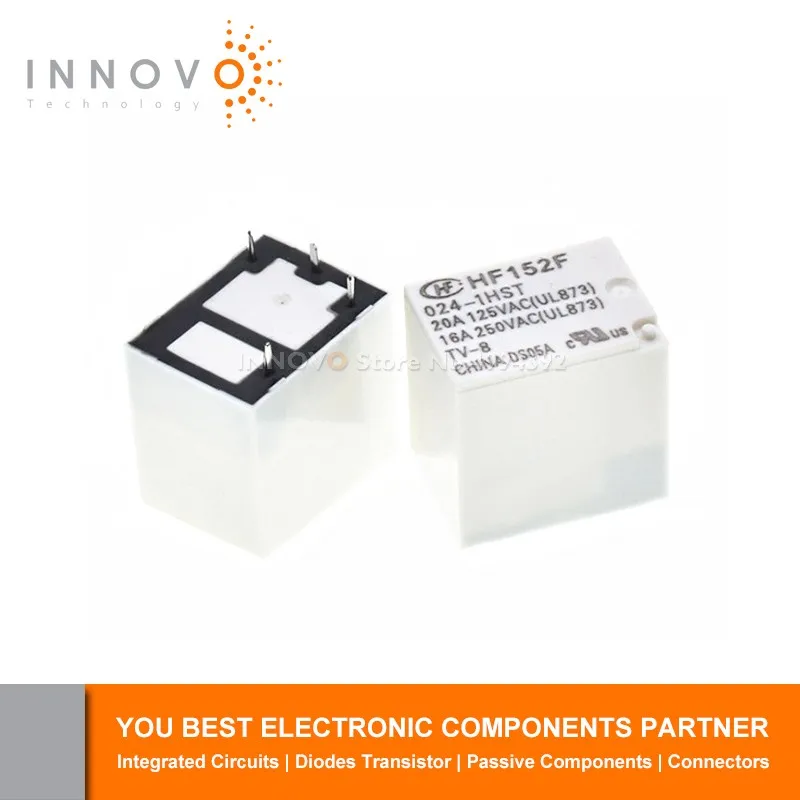 5pcs/lot HF152F HF152F-024-1HST 20A 125VAC 16A 250VAC Power Relay New original
5pcs/lot HF152F HF152F-024-1HST 20A 125VAC 16A 250VAC Power Relay New original