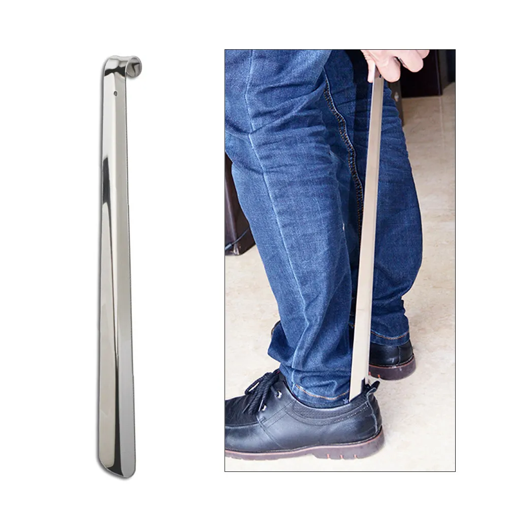 51Cm Premium Stainless Steel Shoe Horn Extra Long Metal Shoehorn Tool Polished Surface Easy Grip Ergonomic Design for Daily Use
51Cm Premium Stainless Steel Shoe Horn Extra Long Metal Shoehorn Tool Polished Surface Easy Grip Ergonomic Design for Daily Use