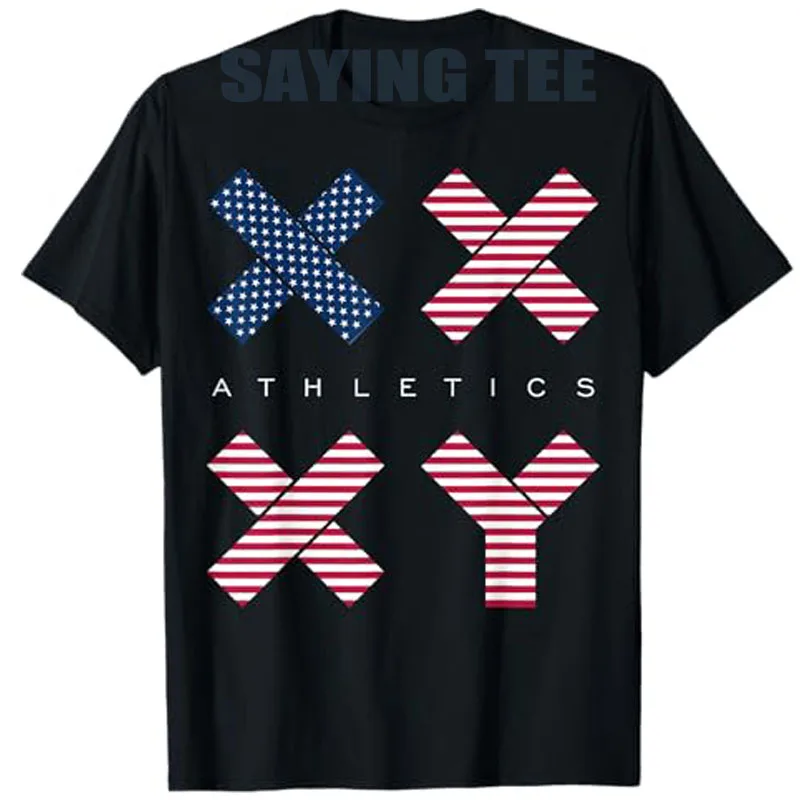 Gender Genetic American Flag XX XY Athletics T-Shirt Humor Funny Saying Tee Novelty Gift Short Sleeve Blouses Y2k Gay Saying Tee
Gender Genetic American Flag XX XY Athletics T-Shirt Humor Funny Saying Tee Novelty Gift Short Sleeve Blouses Y2k Gay Saying Tee