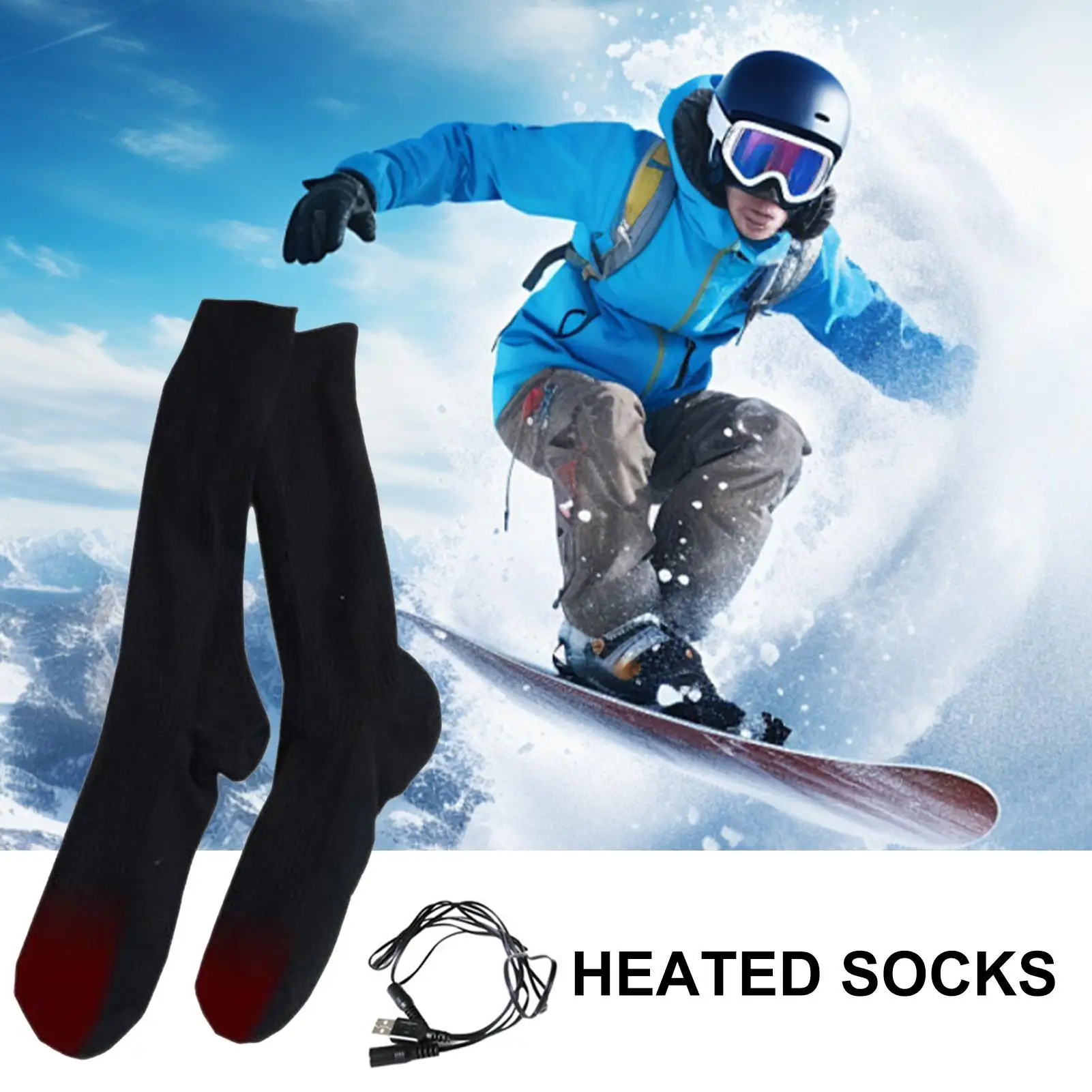 Электрические носки, удобные моющиеся, растительного подогрева, вязаные носки с подогревом для лыж, зимнего сноуборда, спортивных занятий спортом на открытом воздухе
Электрические носки, удобные моющиеся, растительного подогрева, вязаные носки с подогревом для лыж, зимнего сноуборда, спортивных занятий спортом на открытом воздухе