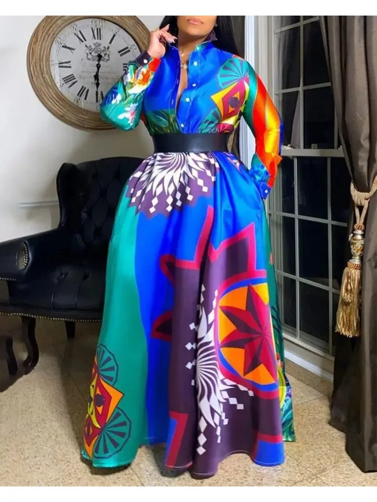 African Dresses for Women Summer African Women Printing Polyester Plus Size Long Dress African Clothes S-5XL
African Dresses for Women Summer African Women Printing Polyester Plus Size Long Dress African Clothes S-5XL