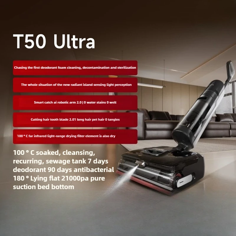 Беспроводная швабра Dreame T50 Ultra с 0-завитками для шерсти домашних животных, всасыванием 22000 Па, автоматическим сухим и антибактериальным покрытием — удаление зародышей 99,9%Оригид
Беспроводная швабра Dreame T50 Ultra с 0-завитками для шерсти домашних животных, всасыванием 22000 Па, автоматическим сухим и антибактериальным покрытием — удаление зародышей 99,9%Оригид