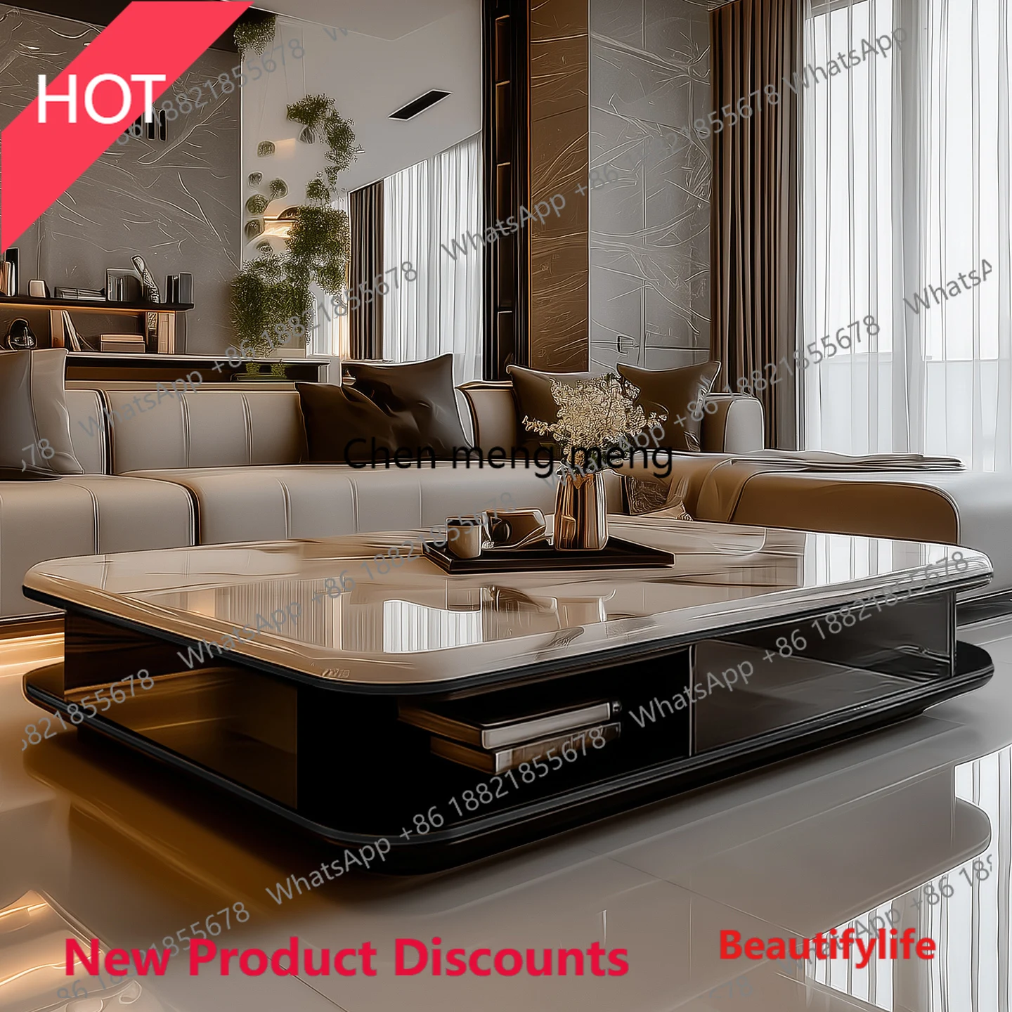 D53 Black Italian microcrystalline stone coffee table high-end sense rock slab creative living room small apartment coffee table
D53 Black Italian microcrystalline stone coffee table high-end sense rock slab creative living room small apartment coffee table