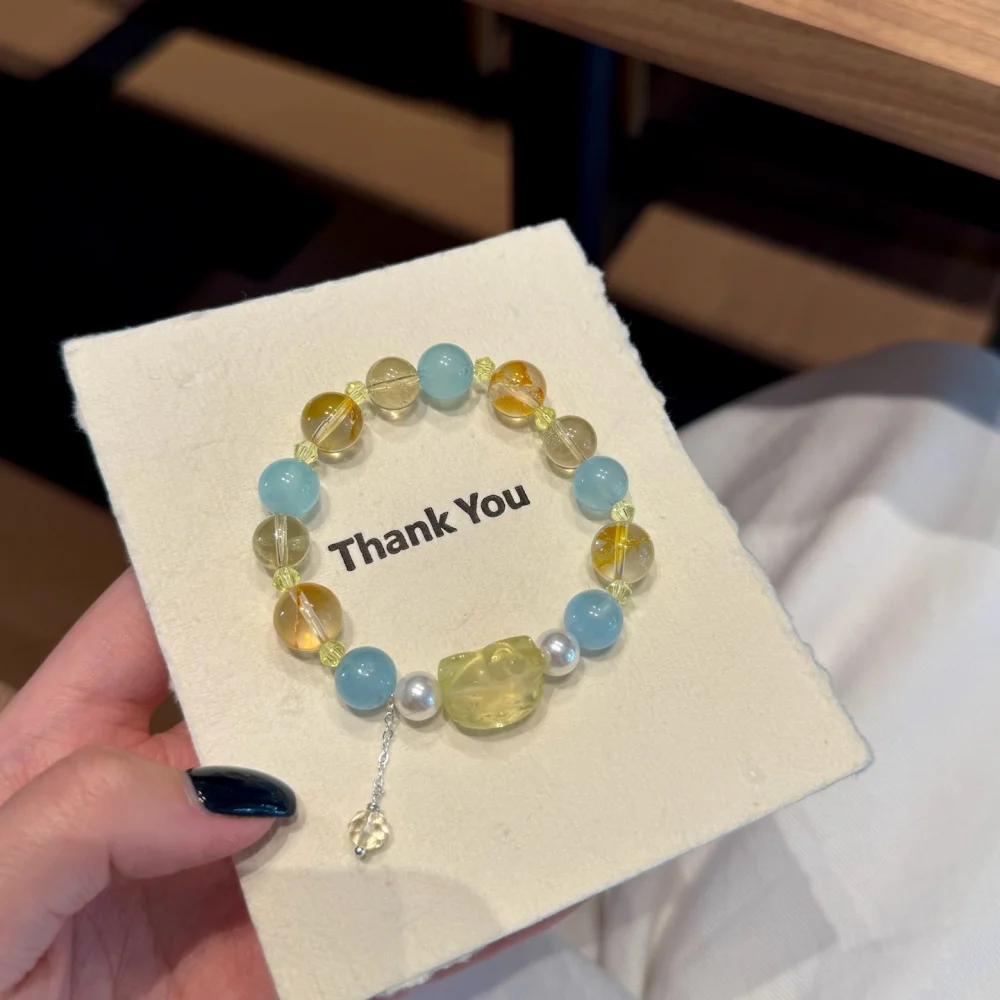 10mm Natural Colored Aquamarine Citrine Bead Bracelet Women Fashion Charm Crystal Healing Energy Gemstone Yoga Jewelry 1PCS
10mm Natural Colored Aquamarine Citrine Bead Bracelet Women Fashion Charm Crystal Healing Energy Gemstone Yoga Jewelry 1PCS