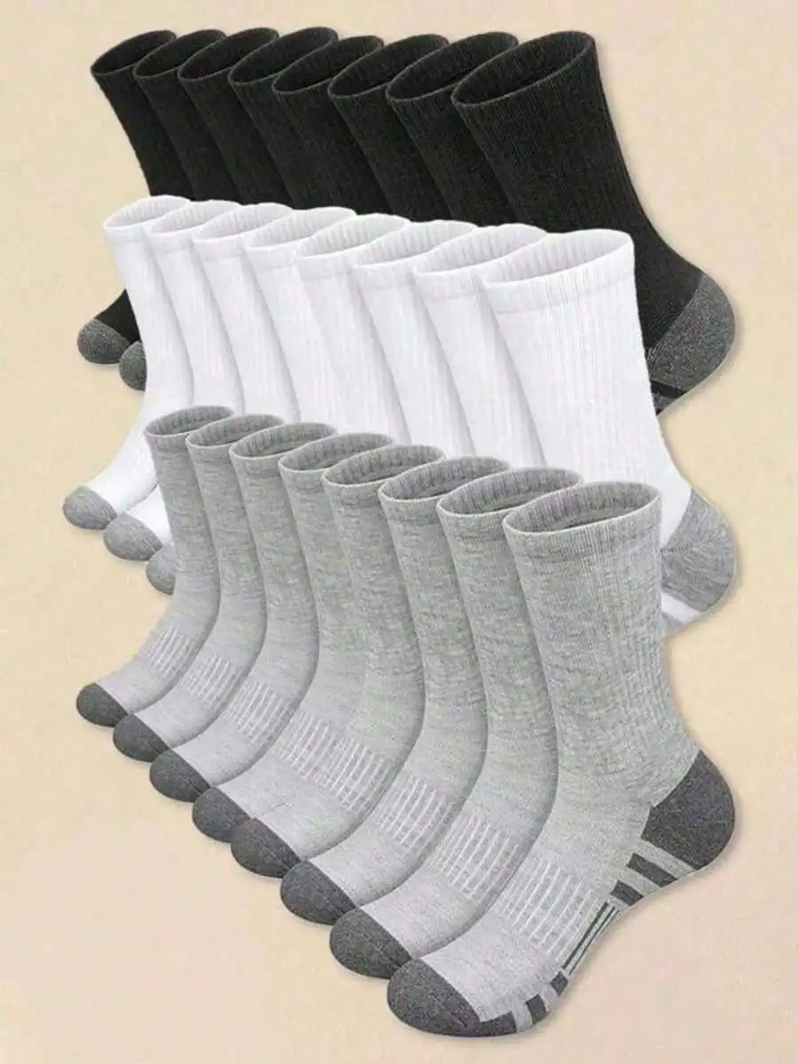 Comfortable Sports Socks For Men And Women, Moisture Wicking Antibacterial Athletic Socks, White Black Gray, All Season Casual
Comfortable Sports Socks For Men And Women, Moisture Wicking Antibacterial Athletic Socks, White Black Gray, All Season Casual