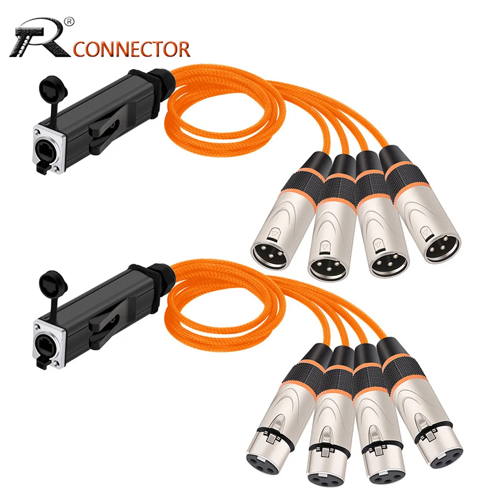 Водонепроницаемый 4-канальный 3-контактный разъем RJ45 CAT5 «мама» для аудио, XLR «Папа/мама», многосетевой удлинитель кабеля
Водонепроницаемый 4-канальный 3-контактный разъем RJ45 CAT5 «мама» для аудио, XLR «Папа/мама», многосетевой удлинитель кабеля