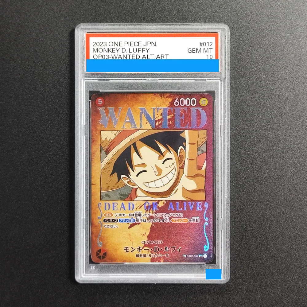 Proxy DIY 2023 ONE PIECE JPN.MONKEY D.LUFFY OP03-WANTED ALT.ART 012 Rating Card 10 Mt 10 Card Labels Gift Collection cards Toys
Proxy DIY 2023 ONE PIECE JPN.MONKEY D.LUFFY OP03-WANTED ALT.ART 012 Rating Card 10 Mt 10 Card Labels Gift Collection cards Toys