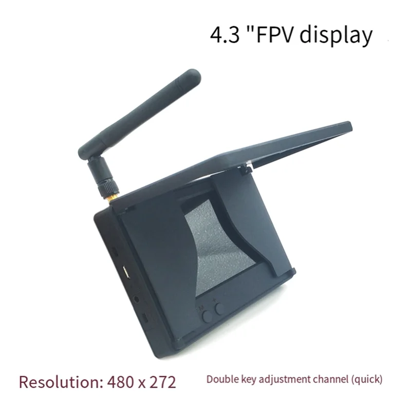 JABS-5.8G FPV Monitor 56-Channel 4.3 Inch HD Snowflake Screen NTSC/PAL Auto Search For RC Multicopter Drone Accessories
JABS-5.8G FPV Monitor 56-Channel 4.3 Inch HD Snowflake Screen NTSC/PAL Auto Search For RC Multicopter Drone Accessories