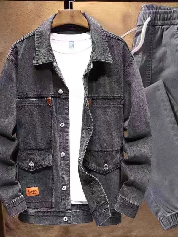 Men's Denim Work Jaet Casual Wear Resistant Dirtproof Autumn Winter Construction Site Labor Protection Workwear Coat
Men's Denim Work Jaet Casual Wear Resistant Dirtproof Autumn Winter Construction Site Labor Protection Workwear Coat