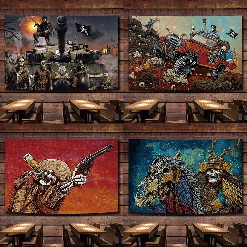 Skeleton Tattoo Art Poster Wall Hanging Flag Canvas Painting Tapestry Vntage Art Banner Wall Chart Home Decor Sticker Mural
Skeleton Tattoo Art Poster Wall Hanging Flag Canvas Painting Tapestry Vntage Art Banner Wall Chart Home Decor Sticker Mural