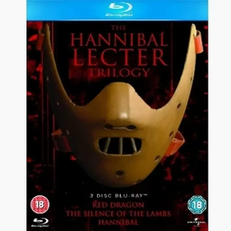 Silence of the Lambs Hannibal Red Dragon Trilogy BD Blu-ray High Definition Restoration Collector's Edition 3-Disc Box
Silence of the Lambs Hannibal Red Dragon Trilogy BD Blu-ray High Definition Restoration Collector's Edition 3-Disc Box