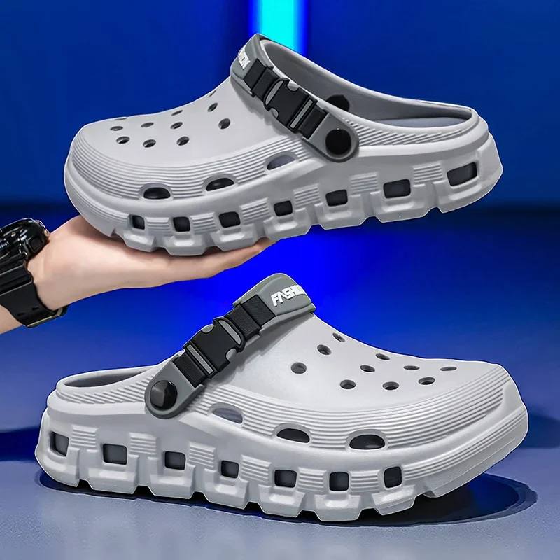 Summer Men Closed Toe Clogs Thick Sole Dual Wear Anti Slip Outdoor Beach Trendy Garden Shoes
Summer Men Closed Toe Clogs Thick Sole Dual Wear Anti Slip Outdoor Beach Trendy Garden Shoes