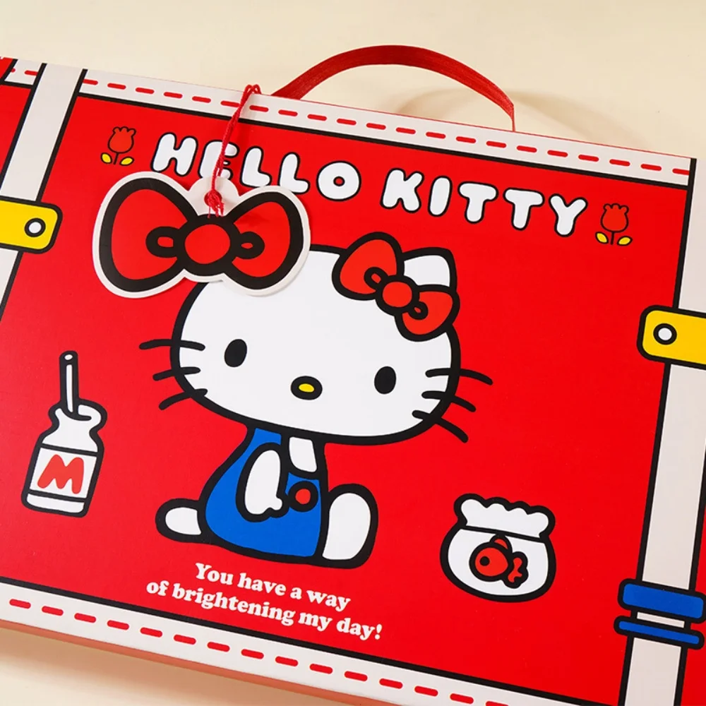 Оригинальный полный набор канцелярских принадлежностей Sanrio Hello Kitty: ПВХ-сумка, держатель для ID-карты, блокнот А6, декоративные наклейки – подарок для девочек
Оригинальный полный набор канцелярских принадлежностей Sanrio Hello Kitty: ПВХ-сумка, держатель для ID-карты, блокнот А6, декоративные наклейки – подарок для девочек