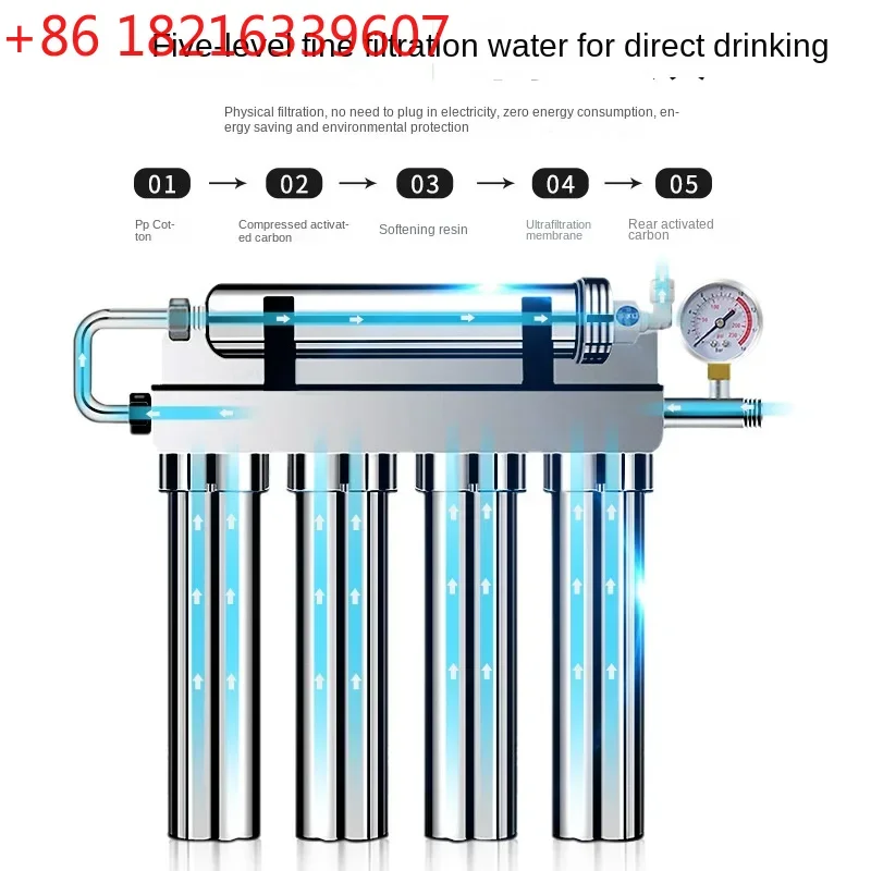 YAO Stainless Steel Household Kitchen Direct Drinking Water Purifier Tap Water Faucet Filter Level 5 Ultrafiltration Water Filte
YAO Stainless Steel Household Kitchen Direct Drinking Water Purifier Tap Water Faucet Filter Level 5 Ultrafiltration Water Filte