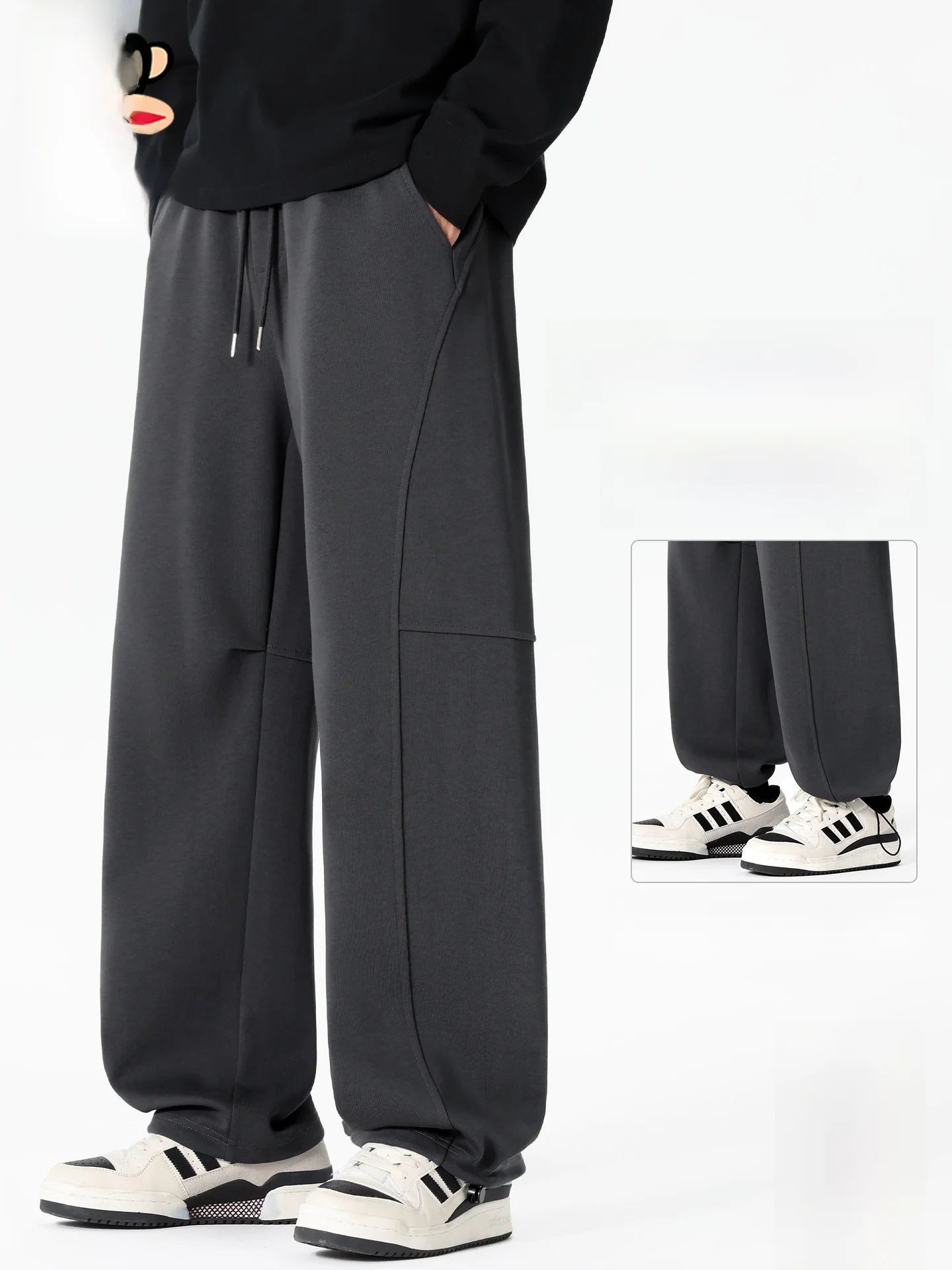 Мужские повседневные спортивные брюки прямого кроя из плотной ткани с плиссировкой и вставками в американском стиле, весна 2026, дышащие, износостойкие
Мужские повседневные спортивные брюки прямого кроя из плотной ткани с плиссировкой и вставками в американском стиле, весна 2026, дышащие, износостойкие