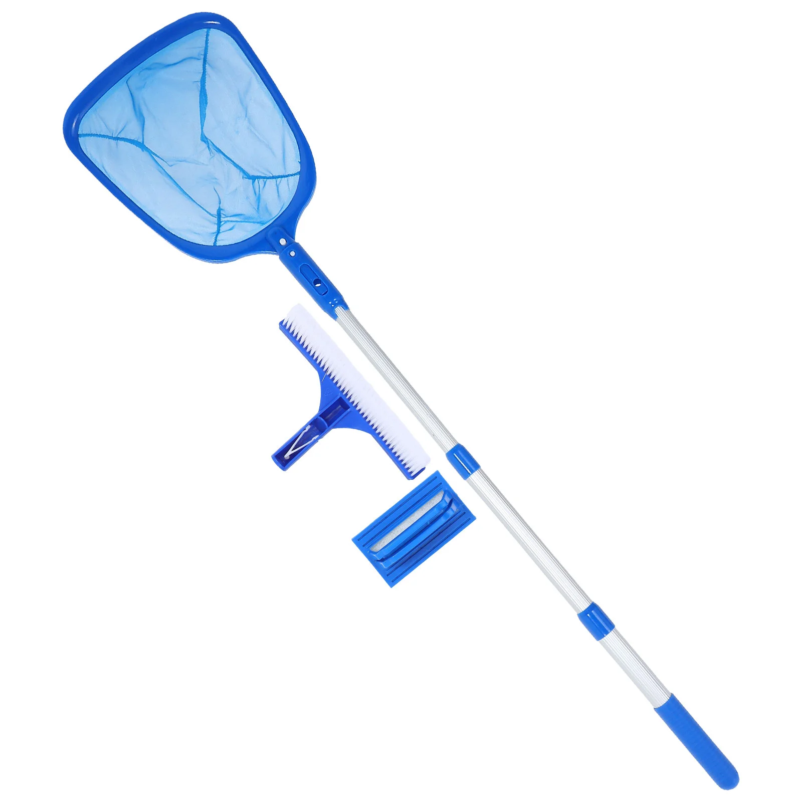 Pool Cleaning Kit Leaf Net Pole Equipment and Brush Glue Skimmer with Blue Hot Tub
Pool Cleaning Kit Leaf Net Pole Equipment and Brush Glue Skimmer with Blue Hot Tub