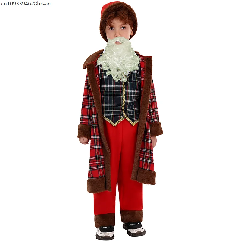 Baby Christmas Vintage Santa Claus Cosplay Plaid Woodland Santa Outfits Boys Martha Stewart Standing Santa Fancy Dress Costume
Baby Christmas Vintage Santa Claus Cosplay Plaid Woodland Santa Outfits Boys Martha Stewart Standing Santa Fancy Dress Costume