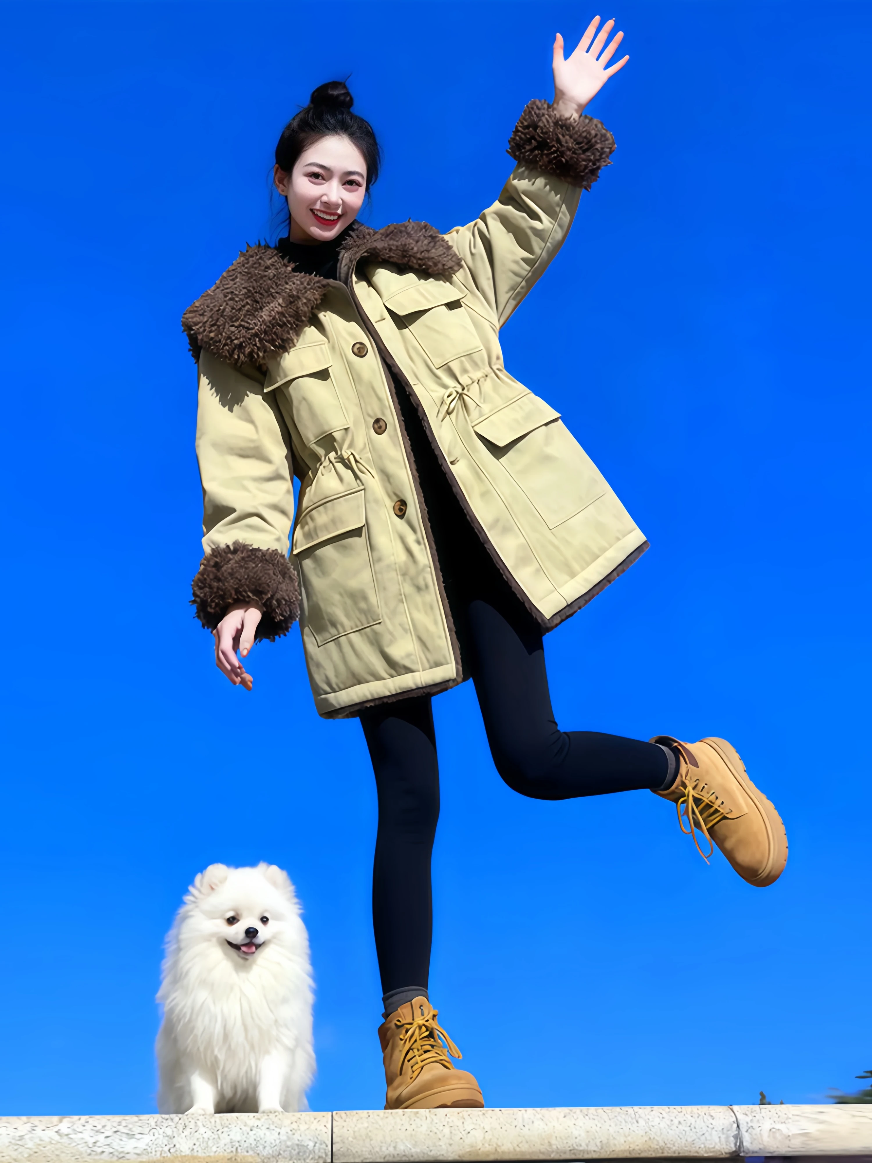 Thickened Winter Jacket Casual Women's Cotton Coat Warmth Long Sleeve Stand Collar Single Button Closure Pure Color Korean Style
Thickened Winter Jacket Casual Women's Cotton Coat Warmth Long Sleeve Stand Collar Single Button Closure Pure Color Korean Style